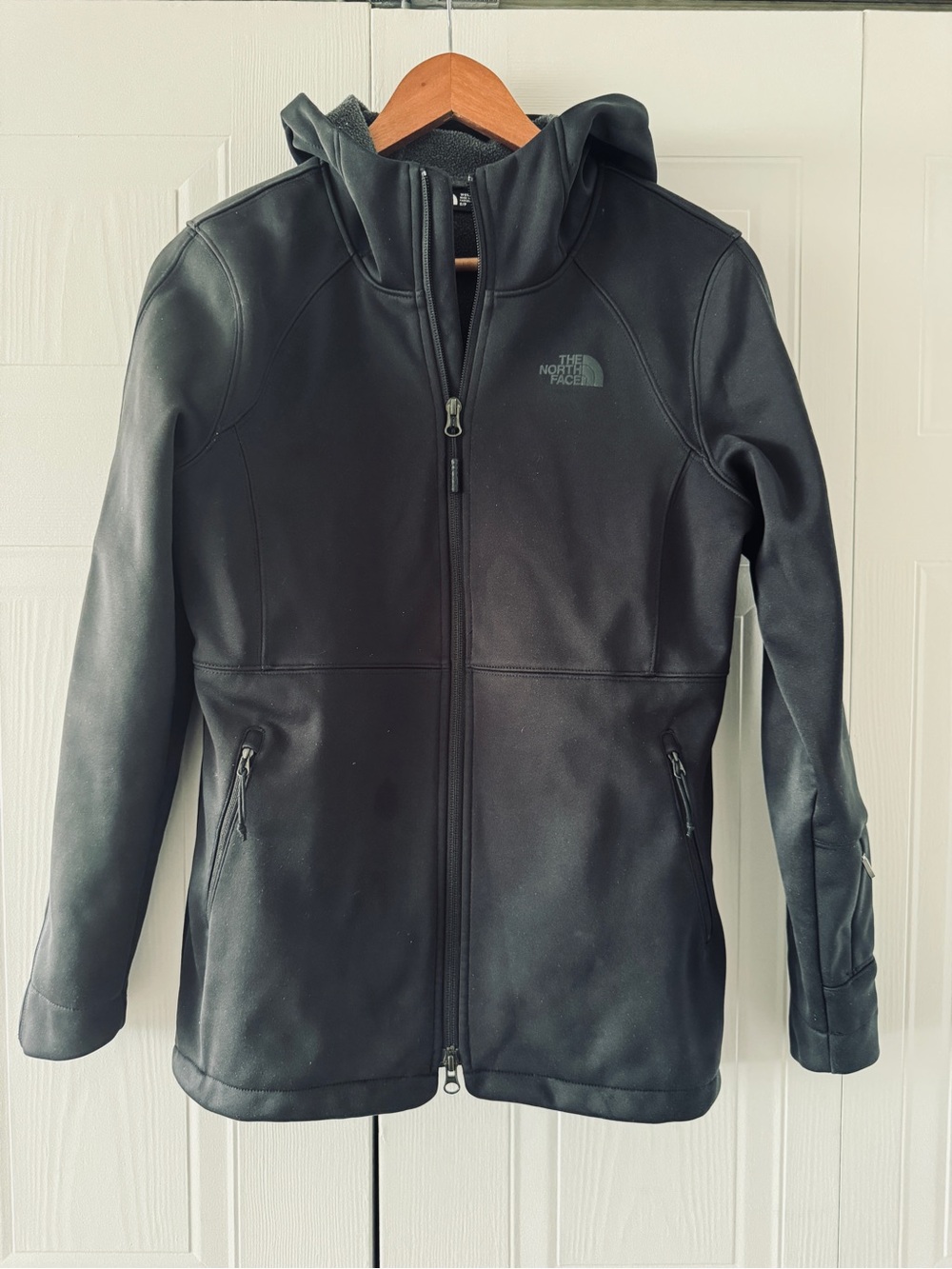 The North Face Women’s WindWall Hooded Softshell Jacket - Black
